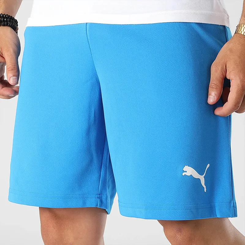 PUMA TEAMRISE Soccer Bottoms Men's Light Blue-2