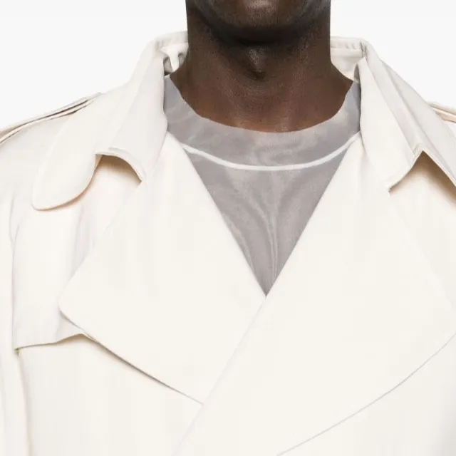 Patrizia Pepe Belted Textured Trench Jacket-4