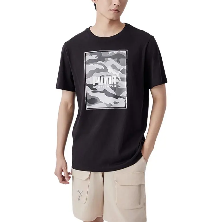 PUMA BOX LOGO T Shirts Men-2