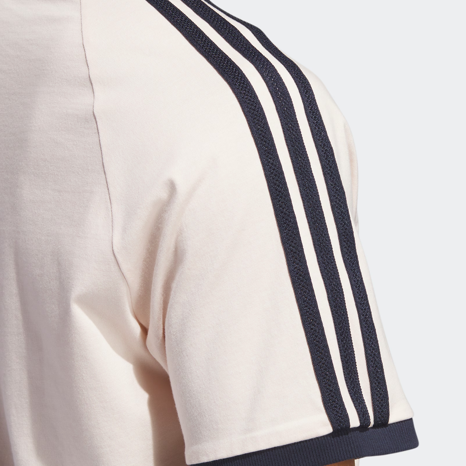 adidas originals california 3 stripe t shirt white