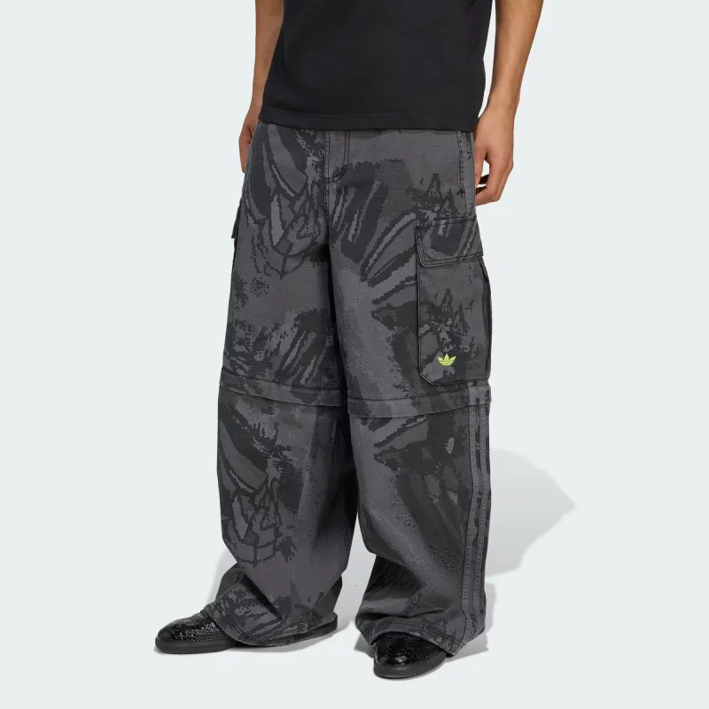Adidas Originals ZIP OFF CARGO TROUSERS Cargo Pants Men's Gray-4