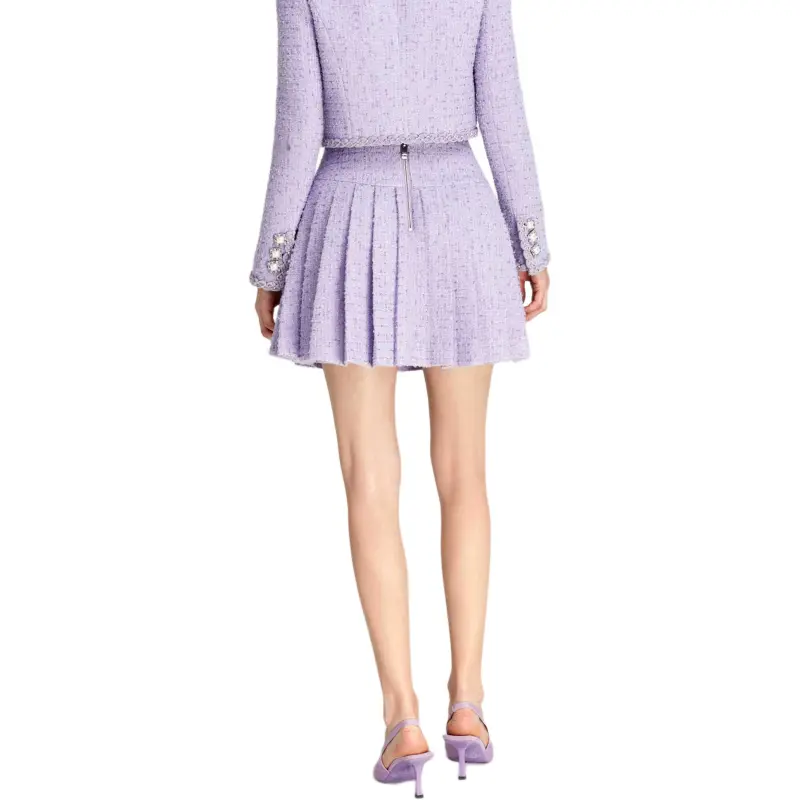 Bebe Casual Short Skirts Women's Purple-4
