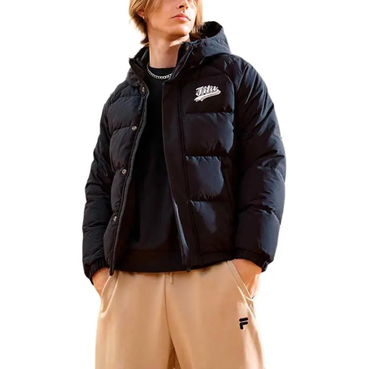 FILA FUSION Down Jackets Men Pitch Black-3