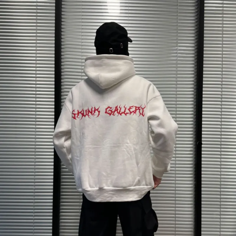 SKUNK GALLERY Sweatshirt Unisex White-3