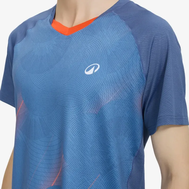DECATHLON Lightweight Collection 560 Badminton Clothing Men's Blue Brick-4