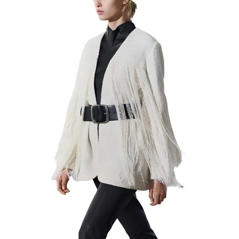 ZARA ZW Series Jackets Coats Women's Natural Color-6