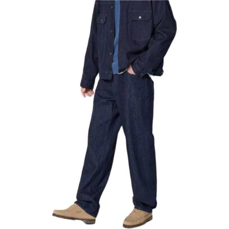 UNIQLO Jeans Men Dark Blue-2