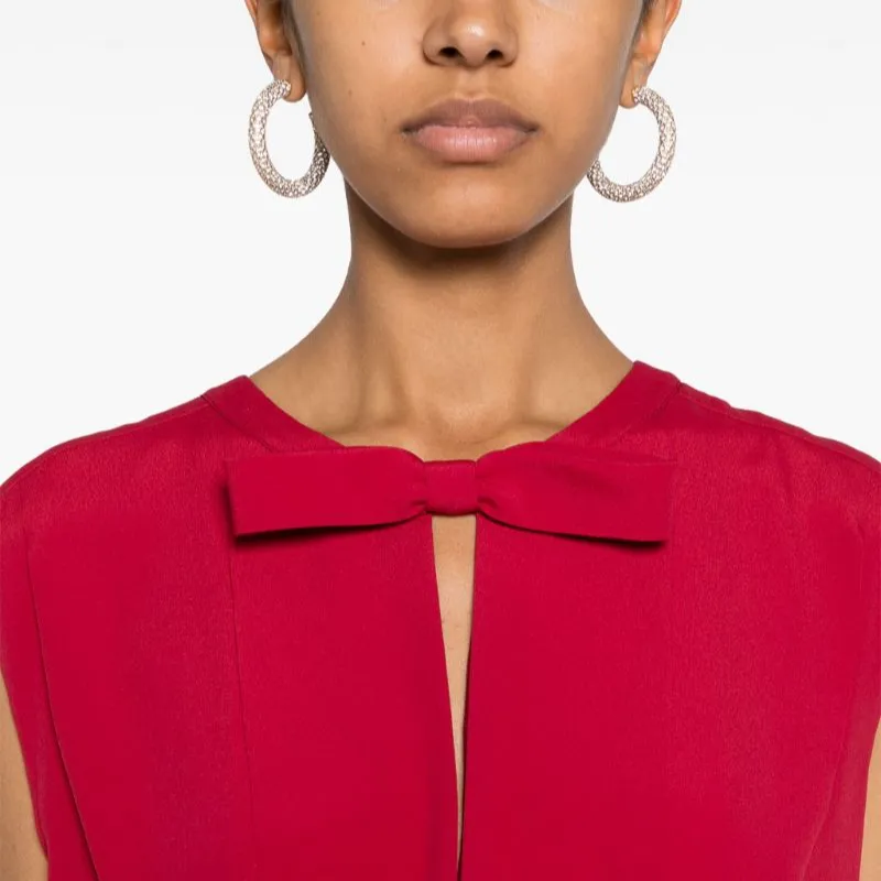 GIAMBATTISTA VALLI Sleeveless Dress Women's Red-4