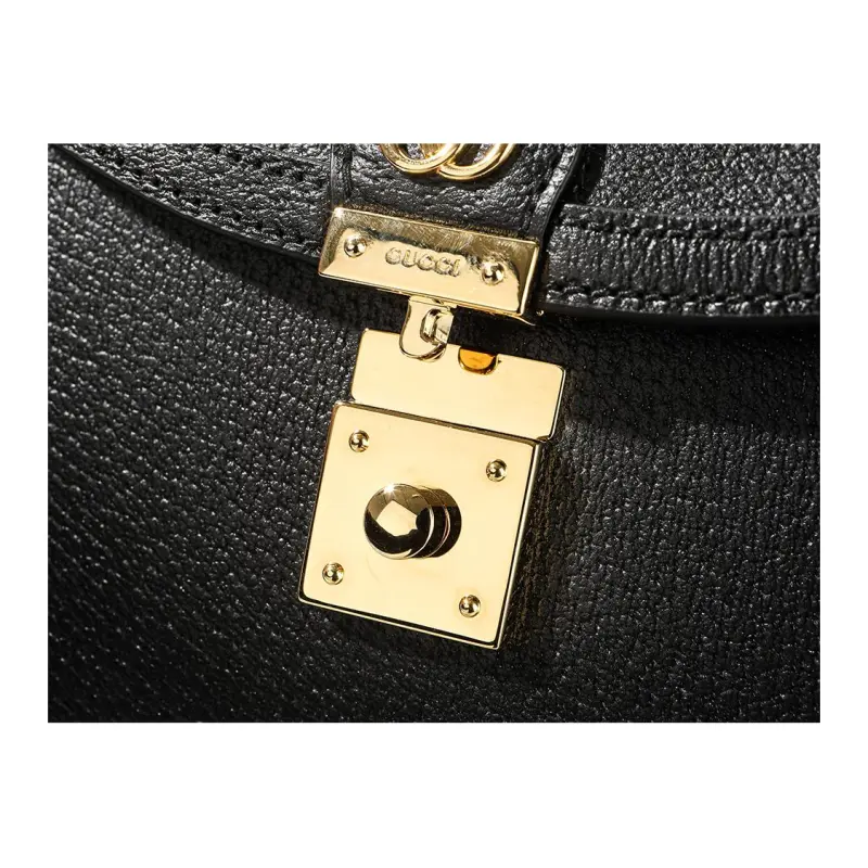 GUCCI Ophidia Cow Leather Shoulder Bag, Crossbody Bag, Handbag Women's Black-10