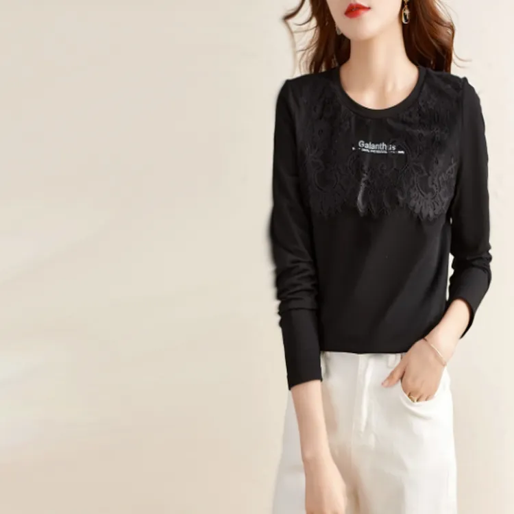 OUNIXUE T-Shirts Women's-4