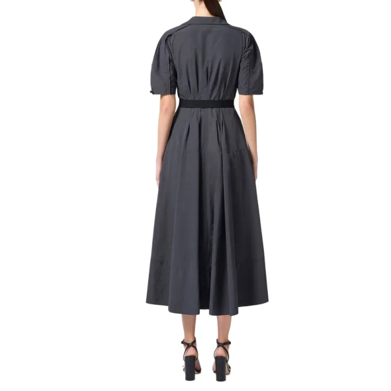 Elisabetta Franchi Circle Belted Waist Midi Dress-2