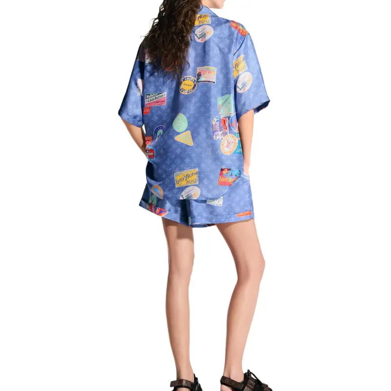 LOUIS VUITTON Mahina Patch Short Sleeved Shirt-3