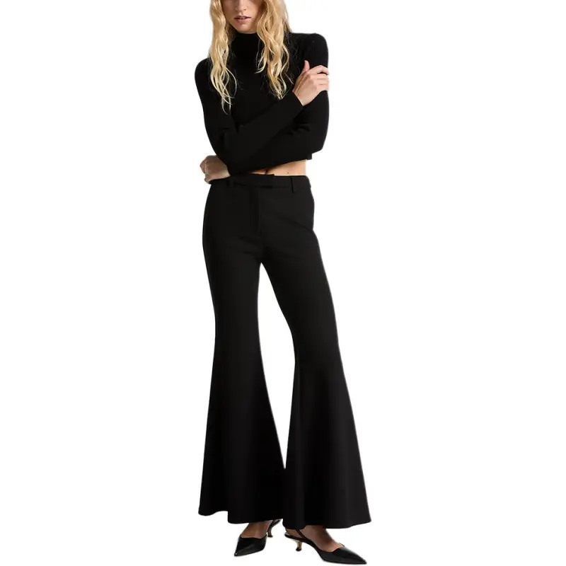 MICHAEL KORS Crepe Flared Trousers-2