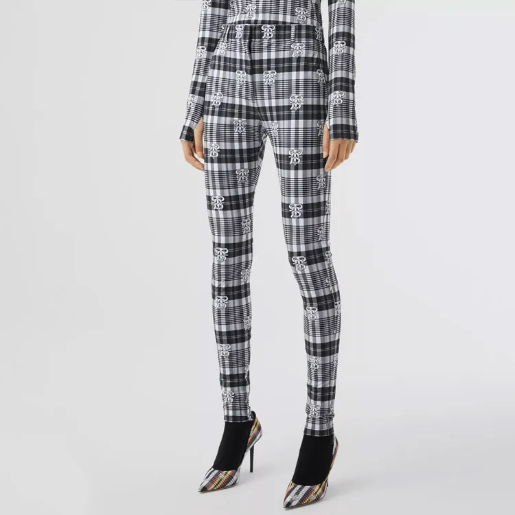Burberry Casual Pants Women's Gravel Gray-3