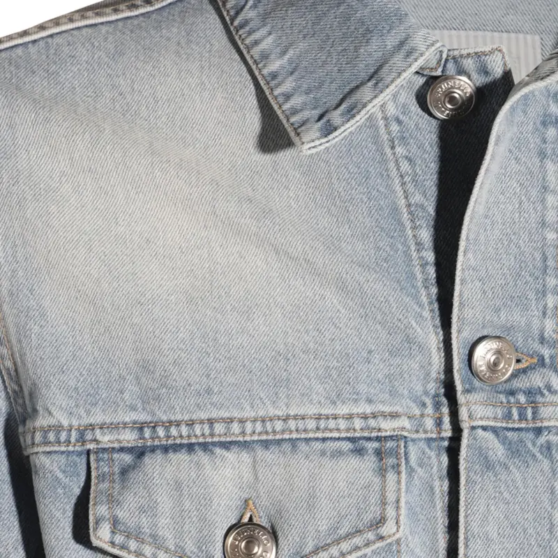 Brunello Cucinelli Long Sleeved Denim Jacket-3