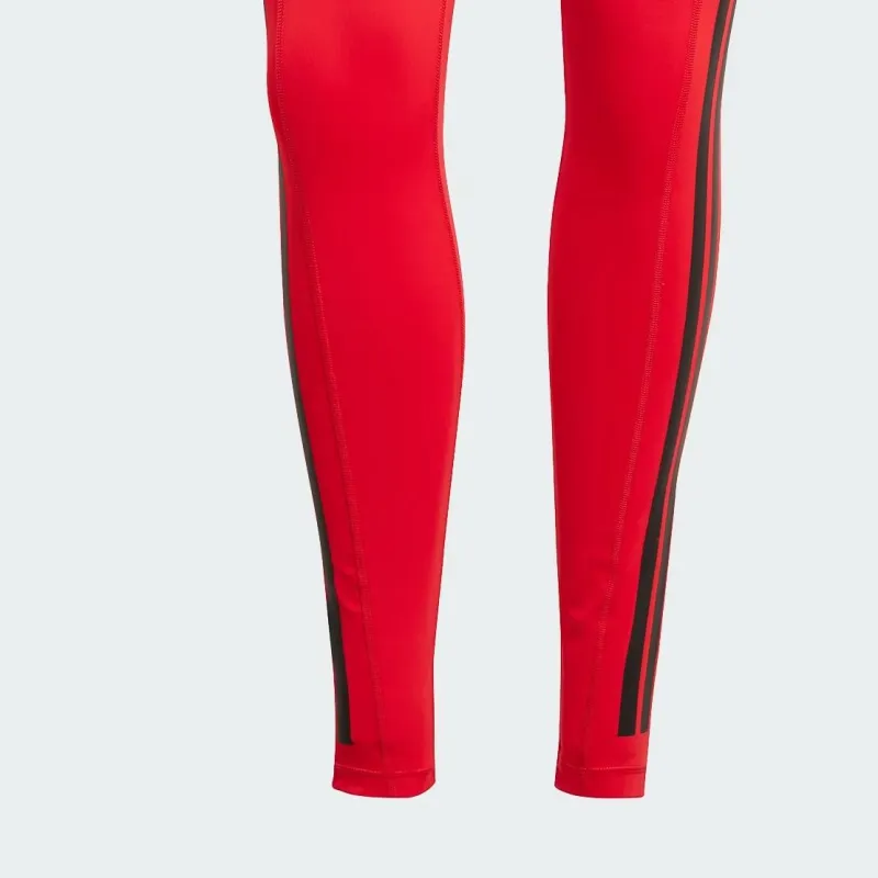 Adidas Free Shipping With AdiClub Optime 3 Stripes Full Length Leggings-4