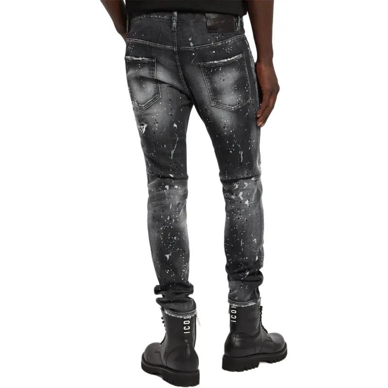 DSQUARED 2 Midnight Wash Skater Jeans-4