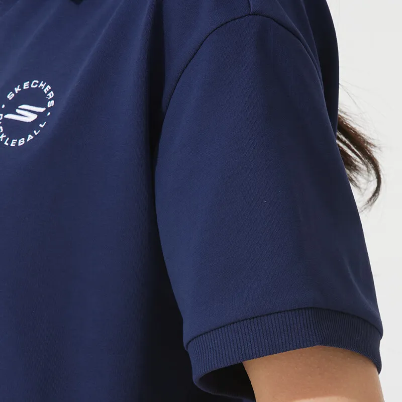Skechers Comfort Sports Series Polo Shirt Women's Marine Blue 00DU-4