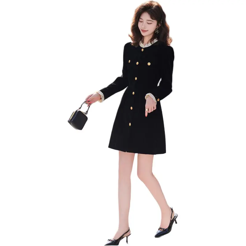 Fele.d Long Sleeved Dress Women's Image Color-0
