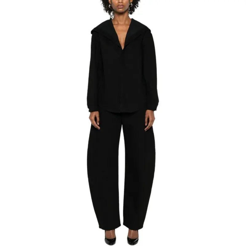 Alaia High Waist Round Jeans-2