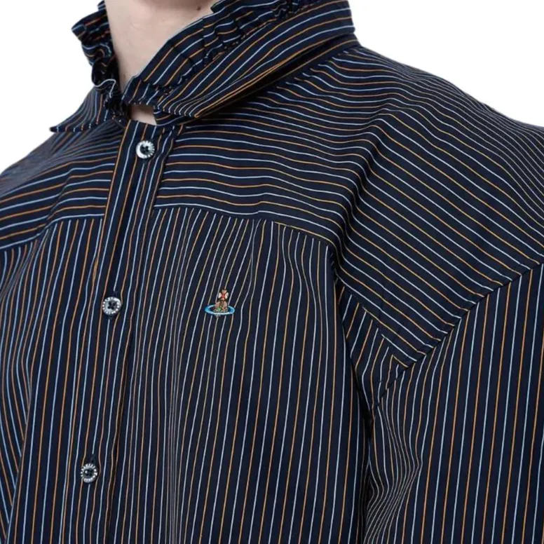 Vivienne Westwood SS25 Shirt Men's Midnight Blue-4