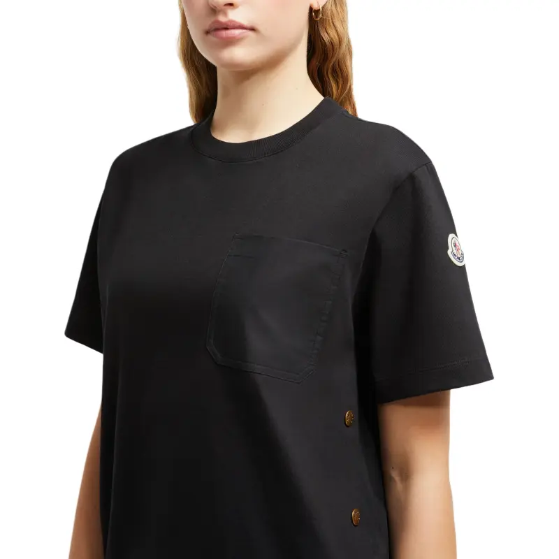 Moncler Pocket Detailed Crewneck T Shirt-4