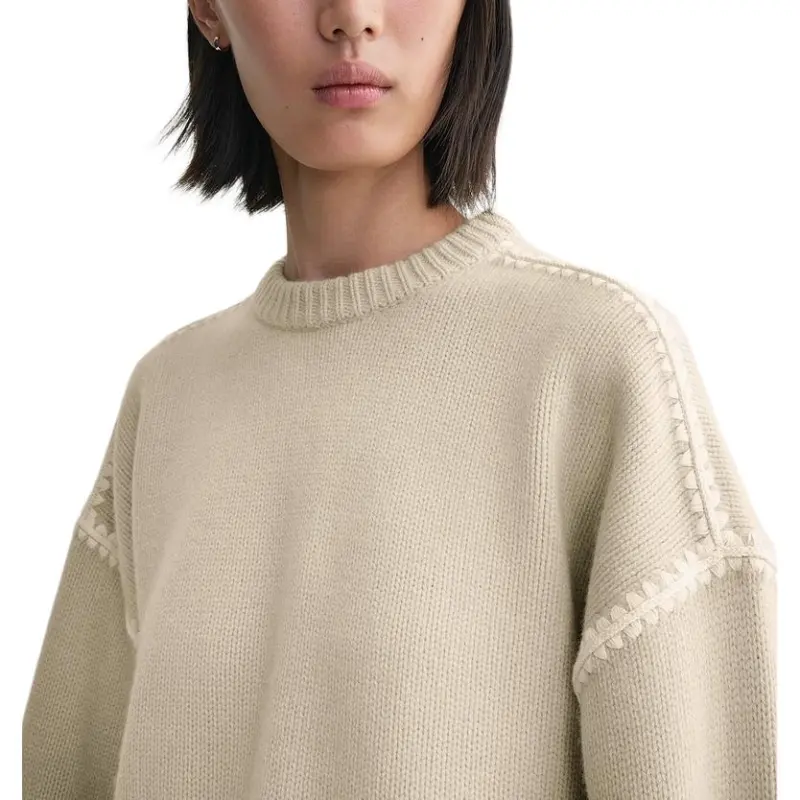 TOTEME Long Sleeved Crewneck Knitted Sweater-4