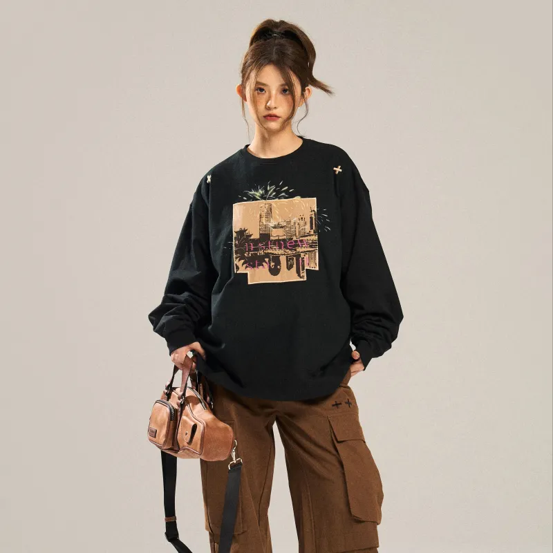 NSTNEW START Sweatshirt Unisex Black-4