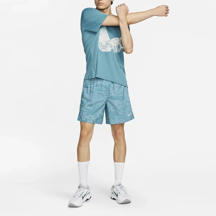 Nike Casual Shorts Men Turquoise-1