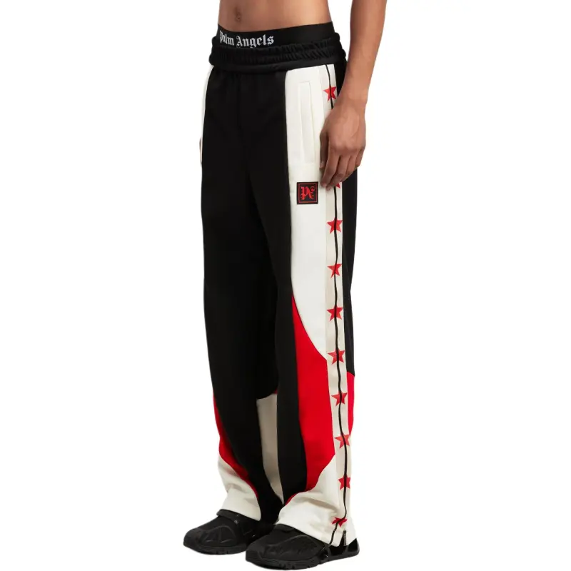 PALM ANGELS Paxhaas Contrast-panel Track Pants-4