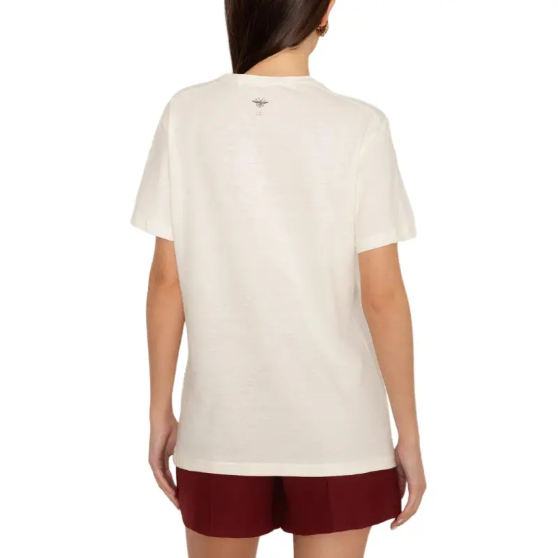 DIOR Regular T Shirt Women's Beige-4