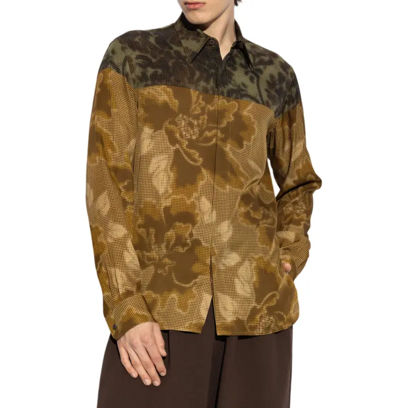 DRIES VAN NOTEN Carvies 9080 Floral Pattern Shirt-3