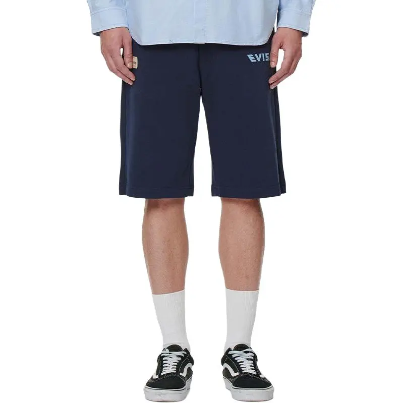 EVISU Casual Shorts Men Dark Blue-8