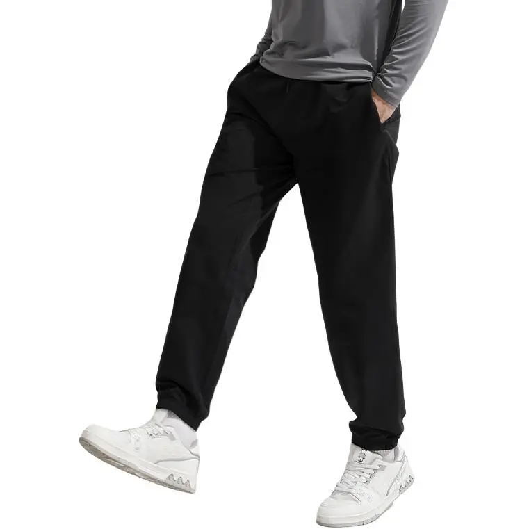 Keep Knitted Sports Pants Men's Classic Black-4