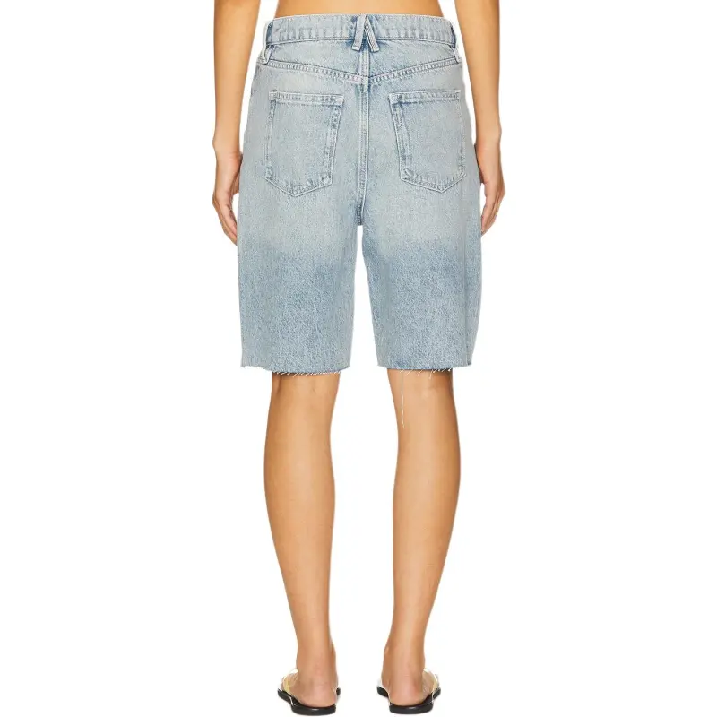 GOOD AMERICAN Denim Shorts Women's Light Blue-1