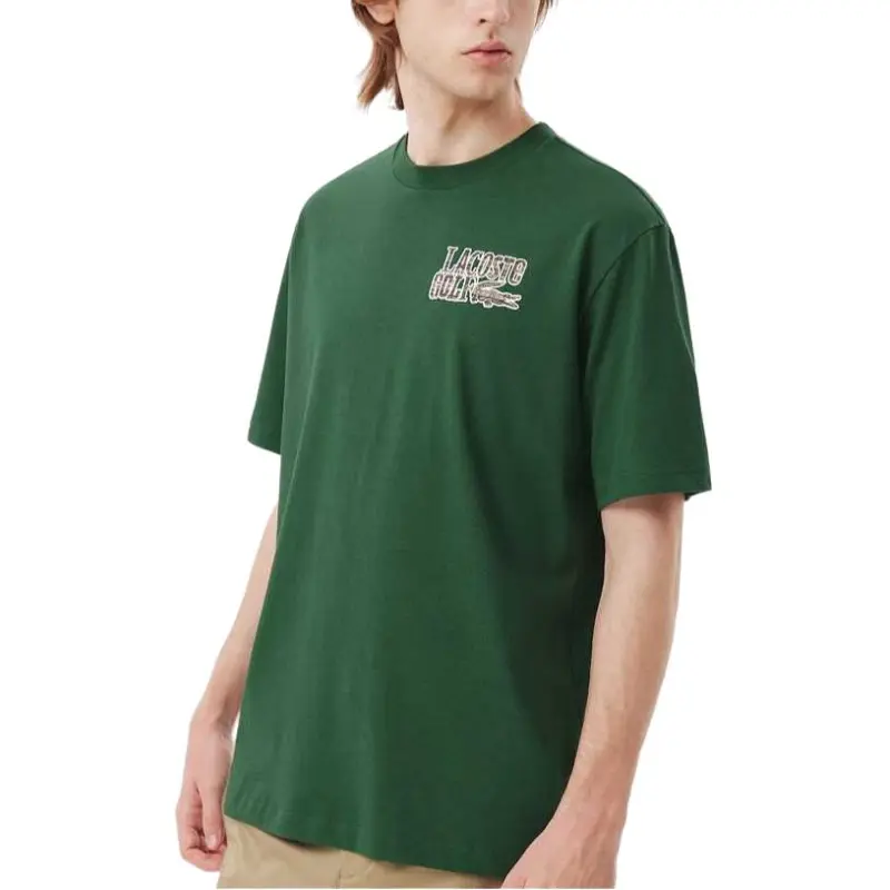 LACOSTE T Shirt Men's Crocodile Green-2