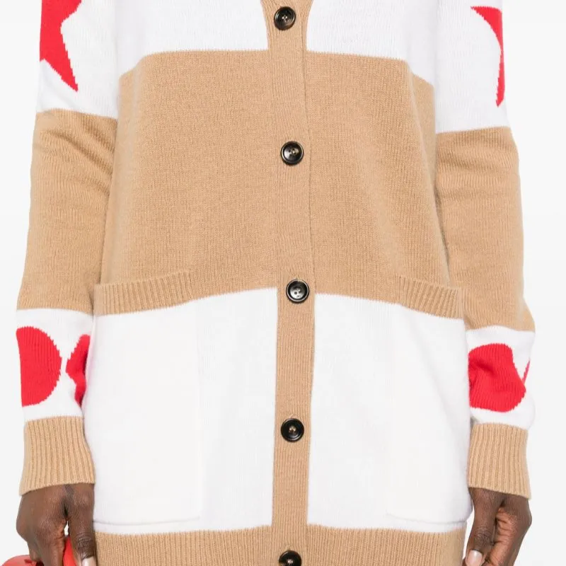 MaxMara V Neck Long Sleeved Cardigan-5