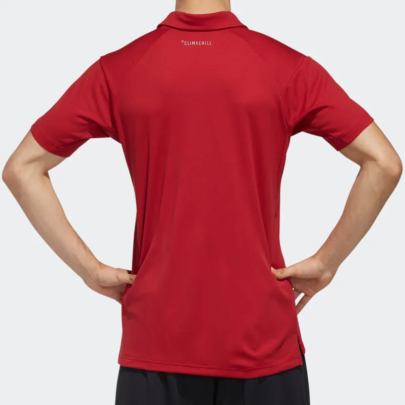 Adidas Polo Shirt Men's Burgundy-2