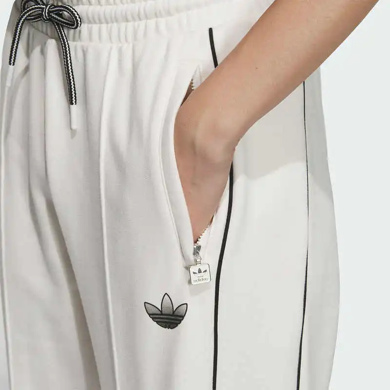 Adidas Originals Knitted Sweatpants Women's Pink White-2
