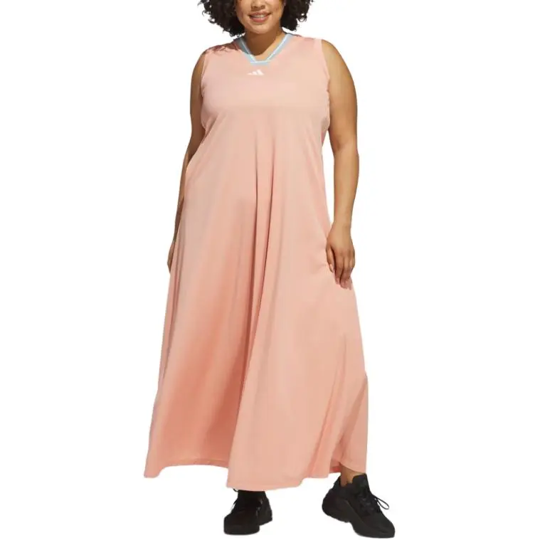 Adidas Free Shipping With AdiClub Tiro Cut 3 Stripes Soft Mesh Long Dress Plus Size-1