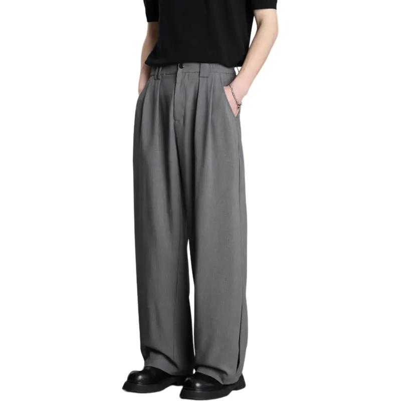 HERBEL Casual Pants Men Gray-6