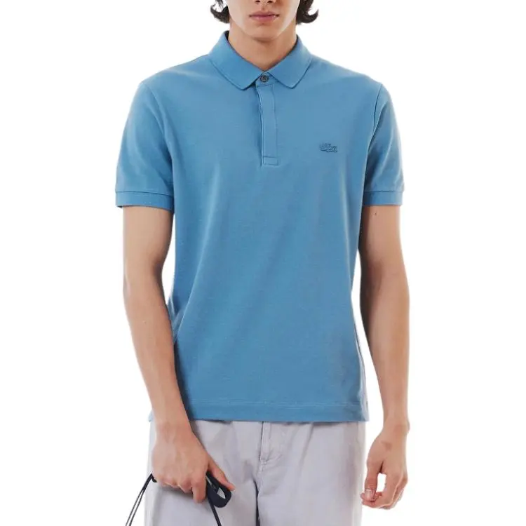 LACOSTE Paris Stretch Piqué Polo Shirt-2