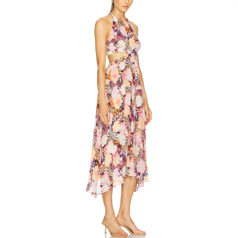 A.L.C. Sleeveless Dress Women's Midnight Rose-1