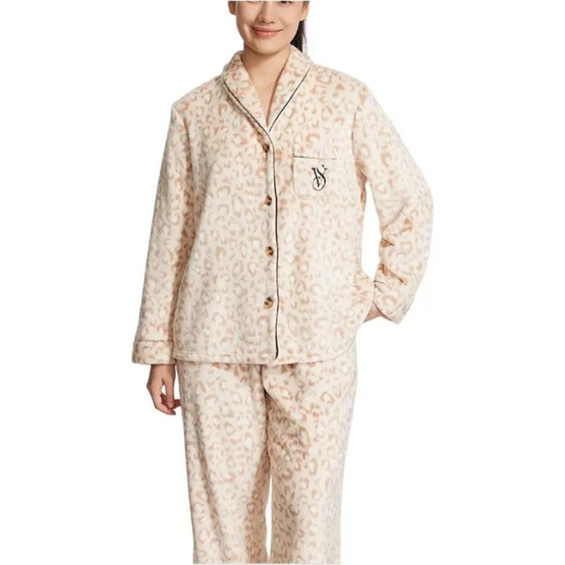 Victoria's Secret Pajama Set Women's Peach Tangerine-2
