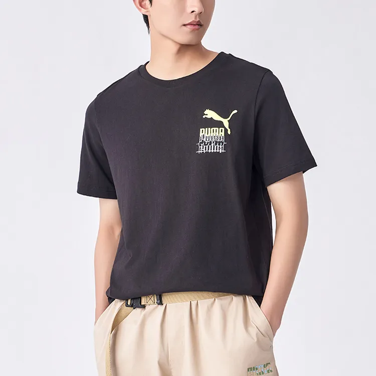 PUMA CLASSICS T-Shirts Men Black-1