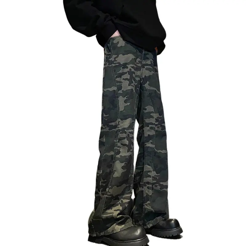 KVIV Jeans Unisex Camouflage [Editor's Recommendation]-2
