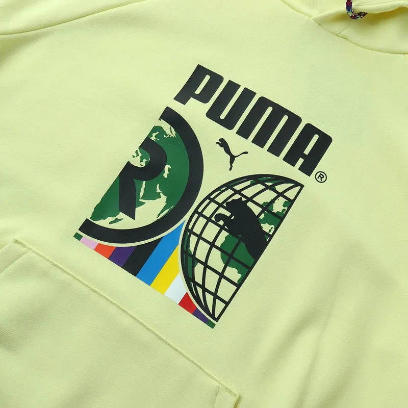 PUMA Sweatshirts Men Light Yellow-2
