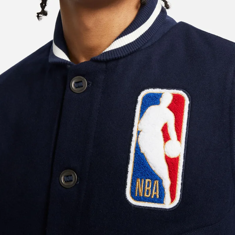 Nike Puffer Jackets Men Dark Blue-3
