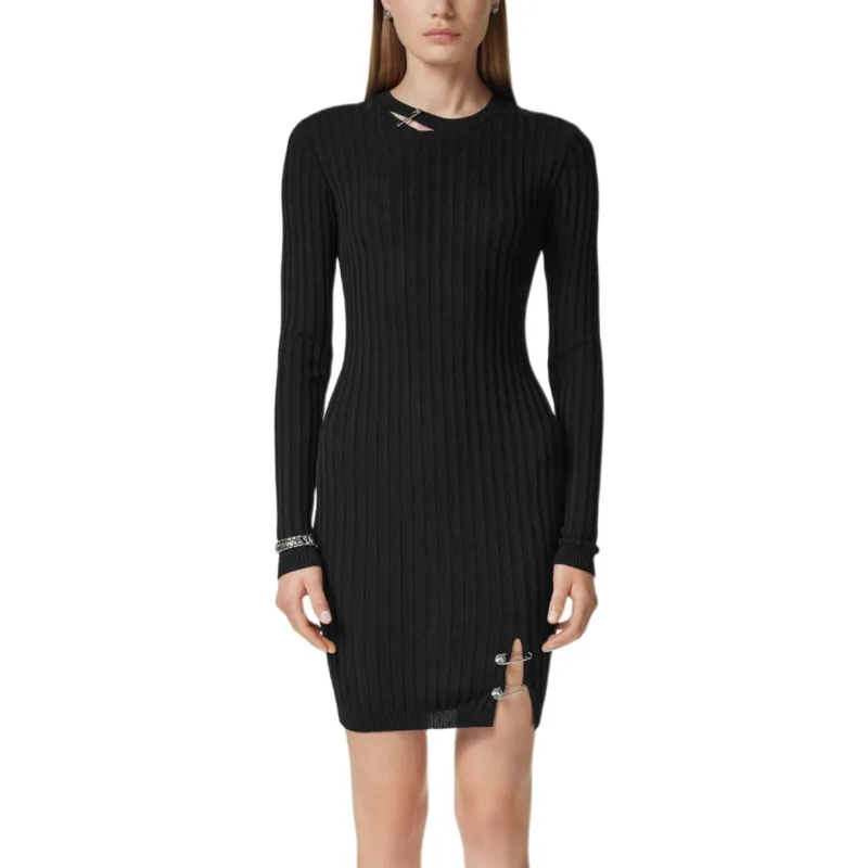 VERSACE Long Sleeved Knitted Dress-1