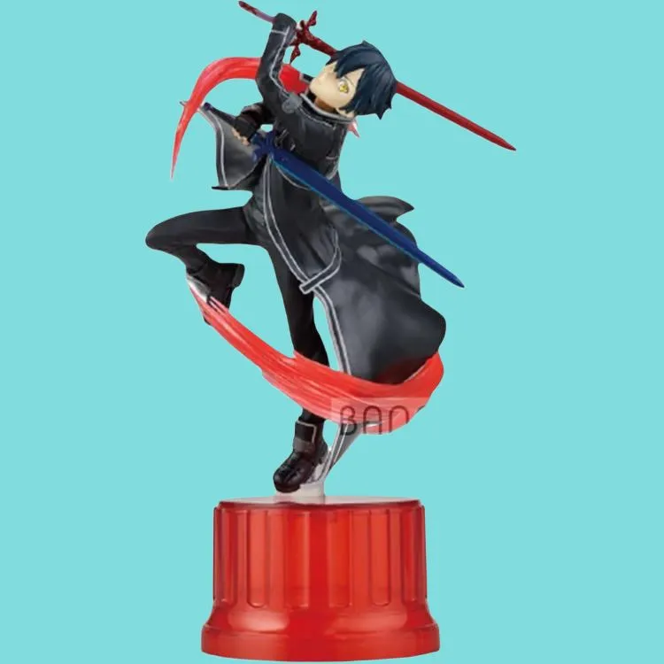 BANPRESTO Sword Art Online Integral Factor Espresto Est Extra Motions Kirito Alicization Version Figure Black/Red-3